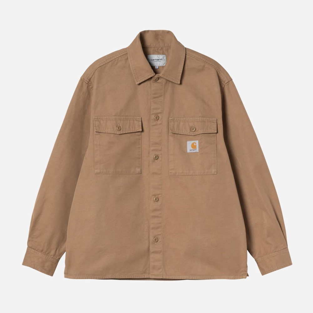 Carhartt WIP Kelly Shirt Jac - Peanut/Rinsed