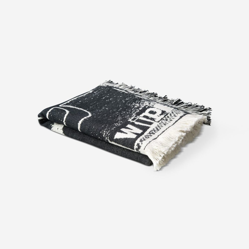 Carhartt WIP Letterpress Blanket - Black/Wax