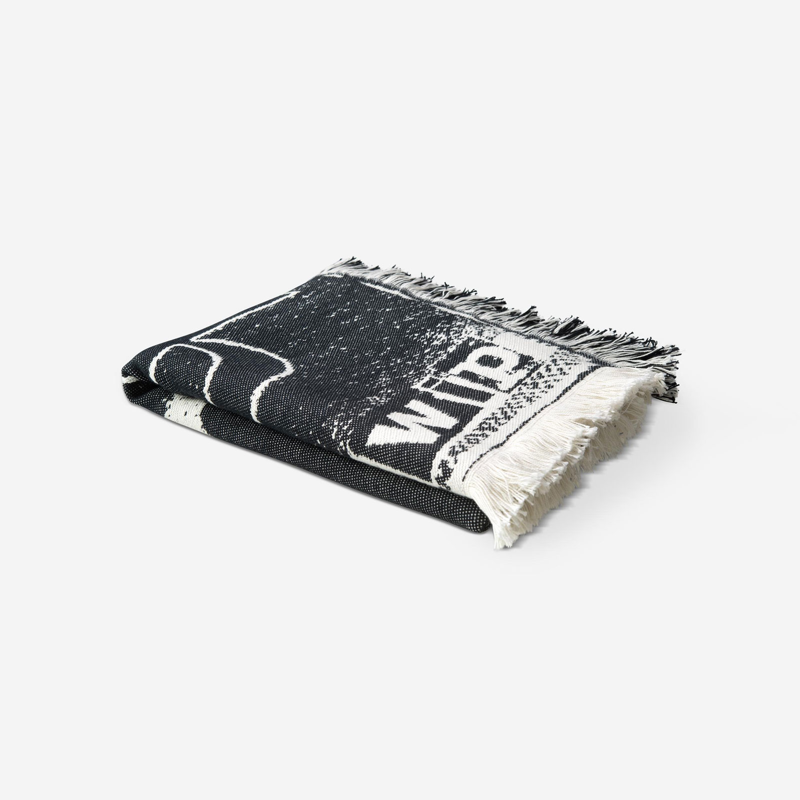 Carhartt WIP Letterpress Blanket - Black/Wax