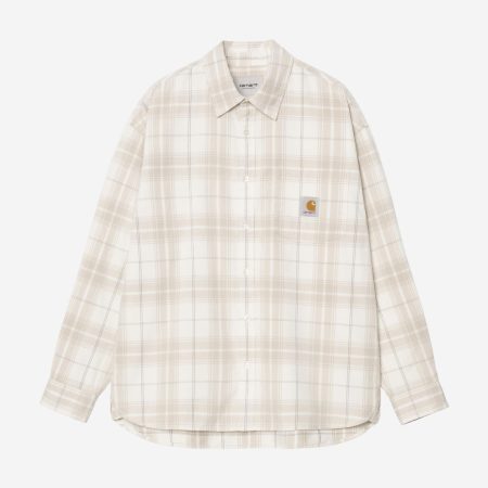 Carhartt WIP Long Sleeve Wilber Shirt - Wilber Check/Natural Carhartt WIP Long Sleeve Wilber Shirt - Wilber Check/Natural