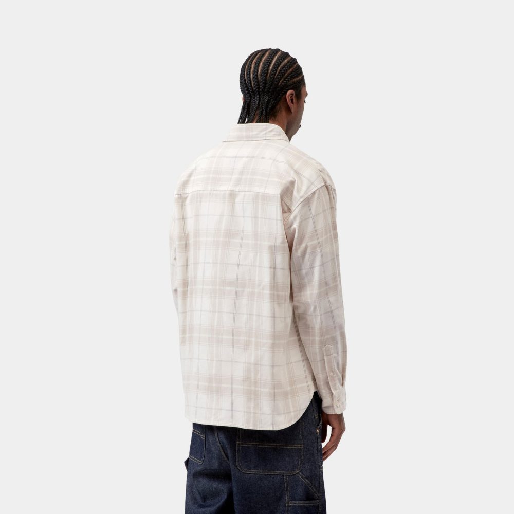 Carhartt WIP Long Sleeve Wilber Shirt - Wilber Check/Natural Carhartt WIP Long Sleeve Wilber Shirt - Wilber Check/Natural
