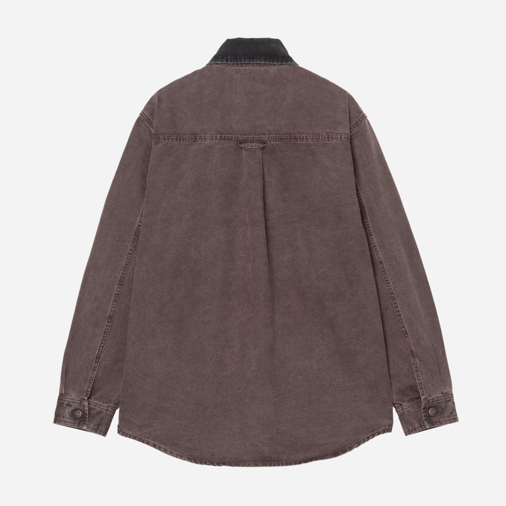 Carhartt WIP Mitch Shirt Jac - Palisander/Black/Dusky Canvas