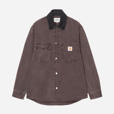Carhartt WIP Mitch Shirt Jac - Palisander/Black/Dusky Canvas Carhartt WIP Mitch Shirt Jac - Palisander/Black/Dusky Canvas
