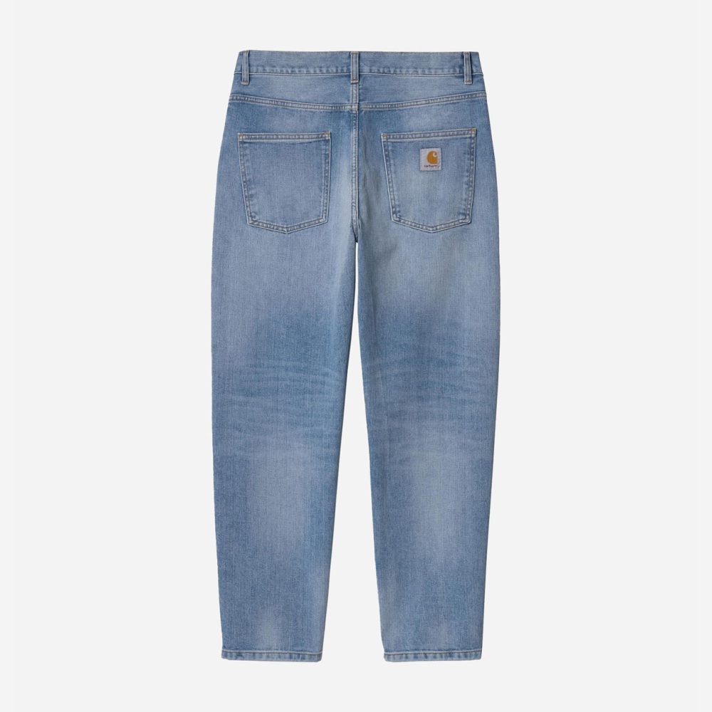 Carhartt WIP Newel Pant - Blue/Light Used Wash Carhartt WIP Newel Pant - Blue/Light Used Wash