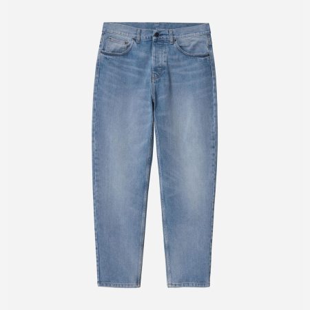 Carhartt WIP Newel Pant - Blue/Light Used Wash Carhartt WIP Newel Pant - Blue/Light Used Wash