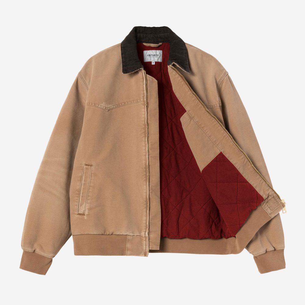 Carhartt WIP OG Santa Fe Jacket - Hamilton Brown/Tobacco/Grind Wash Carhartt WIP OG Santa Fe Jacket - Hamilton Brown/Tobacco/Grind Wash