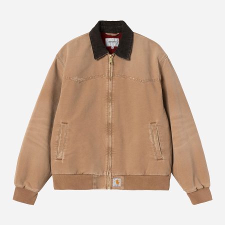 Carhartt WIP OG Santa Fe Jacket - Hamilton Brown/Tobacco/Grind Wash