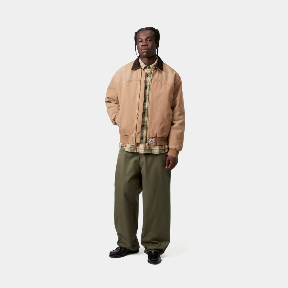 Carhartt WIP OG Santa Fe Jacket - Hamilton Brown/Tobacco/Grind Wash