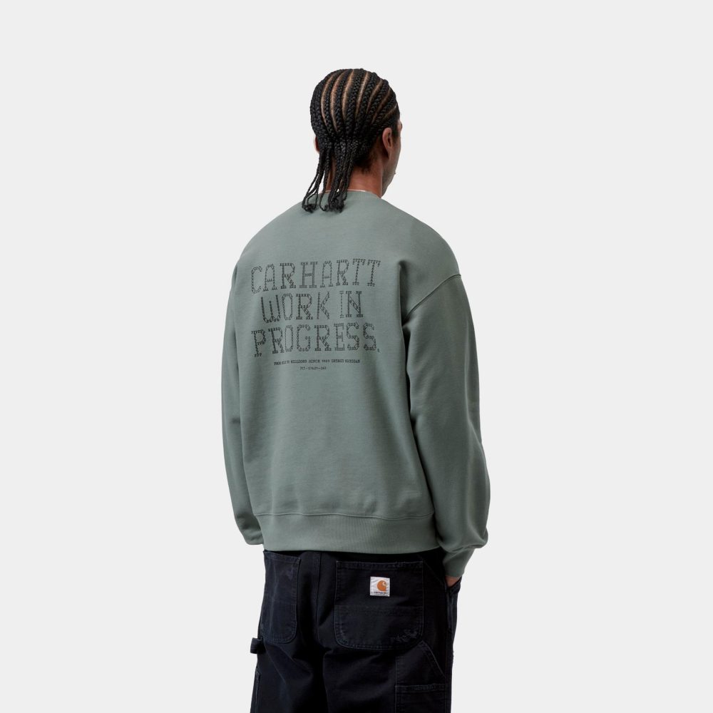 Carhartt WIP Punched Sweat - Velvet Green