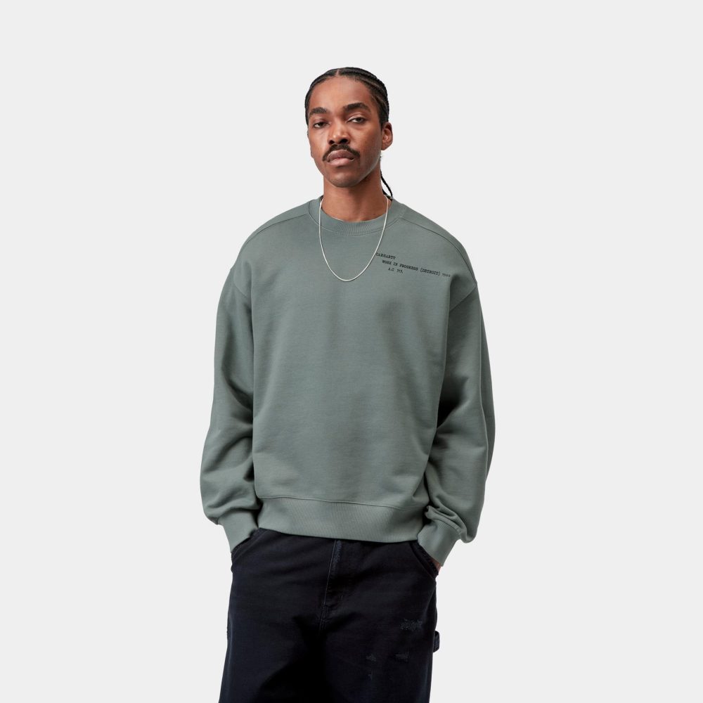 Carhartt WIP Punched Sweat - Velvet Green