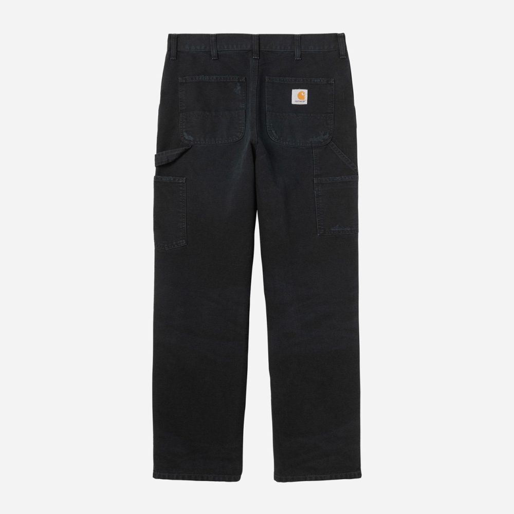 Carhartt WIP Single Knee Pant - Black/Grind Wash Carhartt WIP Single Knee Pant - Black/Grind Wash