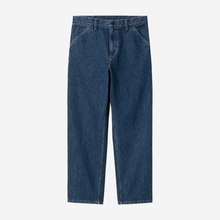 Carhartt WIP Single Knee Pant - Blue/Stone Washed Carhartt WIP Single Knee Pant - Blue/Stone Washed