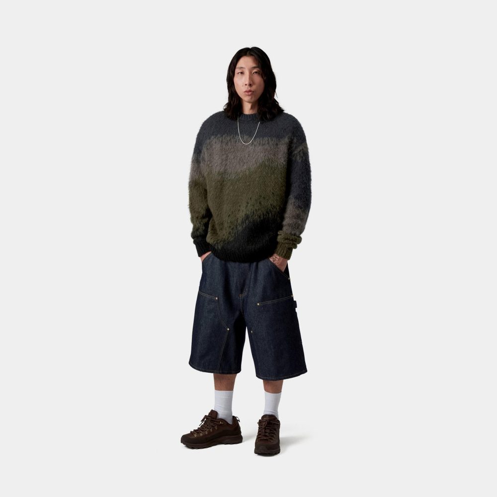 Carhartt WIP Tinley Knit - Tinley Stripe/Jupiter