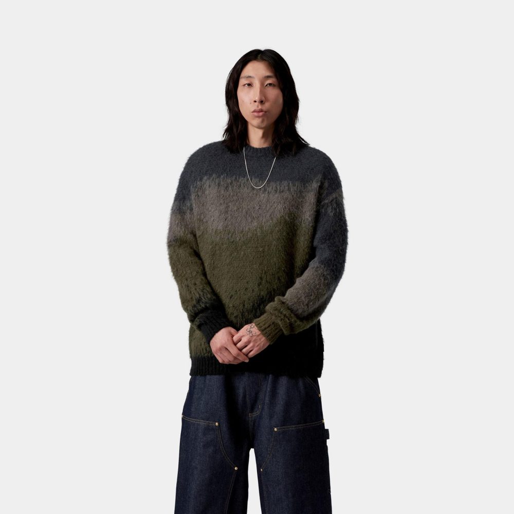 Carhartt WIP Tinley Knit - Tinley Stripe/Jupiter