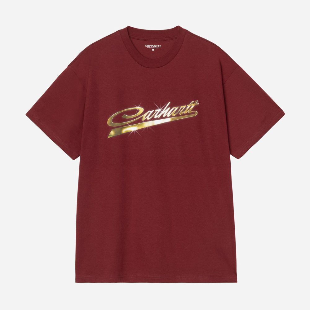 Carhartt WIP Vroooom Tee - Marsala