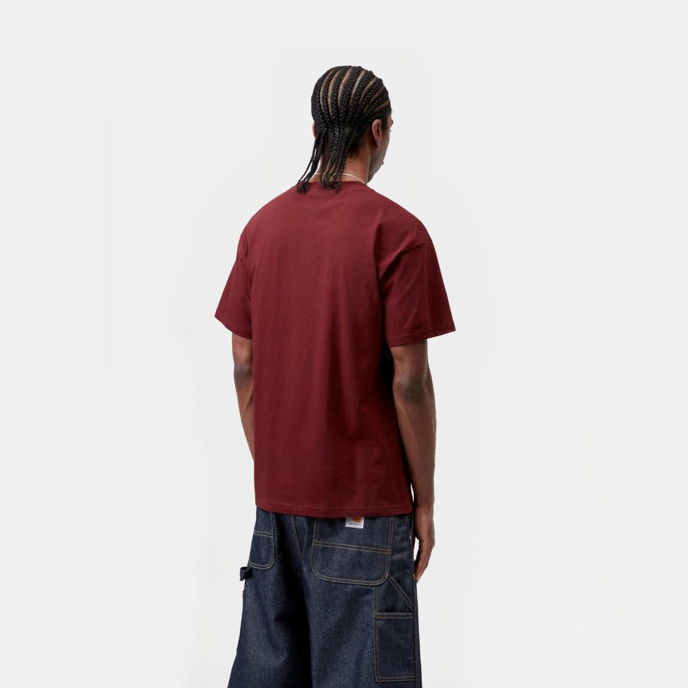 Carhartt WIP Vroooom Tee - Marsala