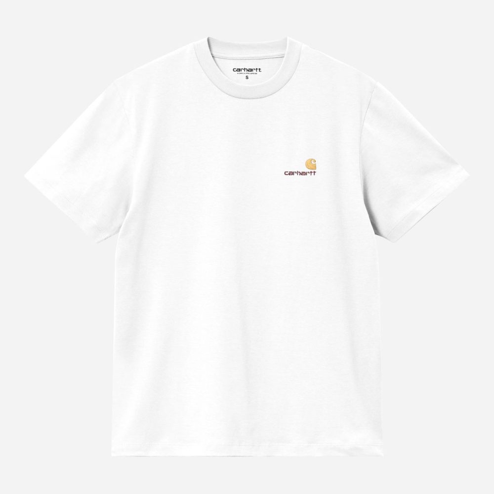 Carhartt WIP Women's American Script Tee - White Carhartt WIP Women's American Script Tee - White