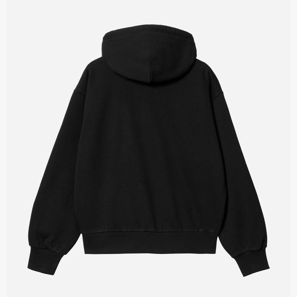 Carhartt WIP Women's Hooded Casey Jacket - Black/Silver Carhartt WIP Women's Hooded Casey Jacket - Black/Silver