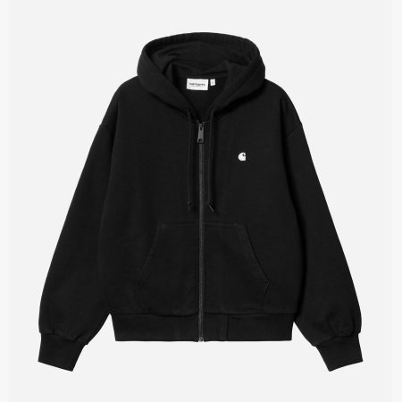 Carhartt WIP Women's Hooded Casey Jacket - Black/Silver Carhartt WIP Women's Hooded Casey Jacket - Black/Silver