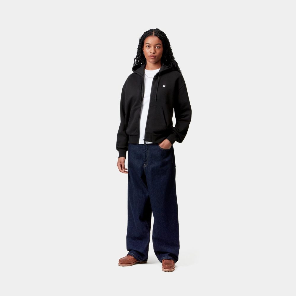 Carhartt WIP Women's Hooded Casey Jacket - Black/Silver