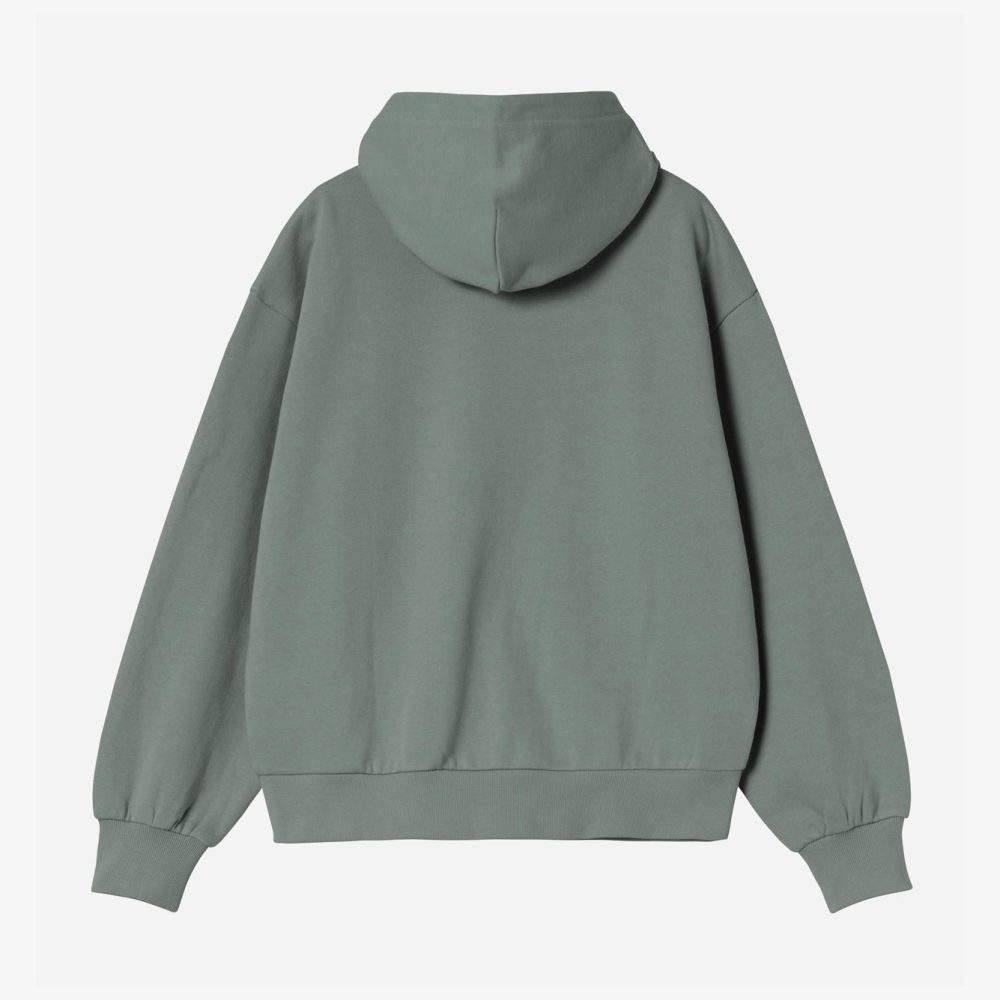 Carhartt WIP Women's Hooded Casey Sweat - Velvet Green/Silver