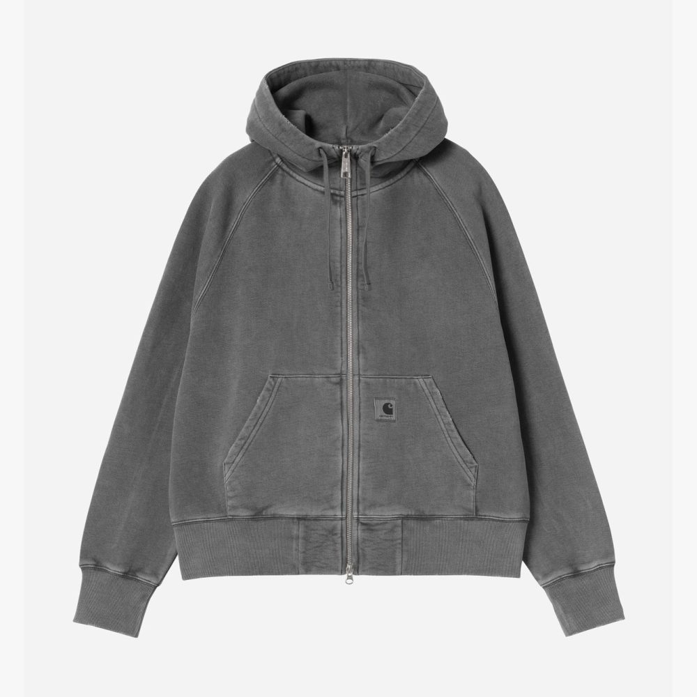 Carhartt WIP Women's Hooded Torion Jacket - Black/Grind Wash Carhartt WIP Women's Hooded Torion Jacket - Black/Grind Wash