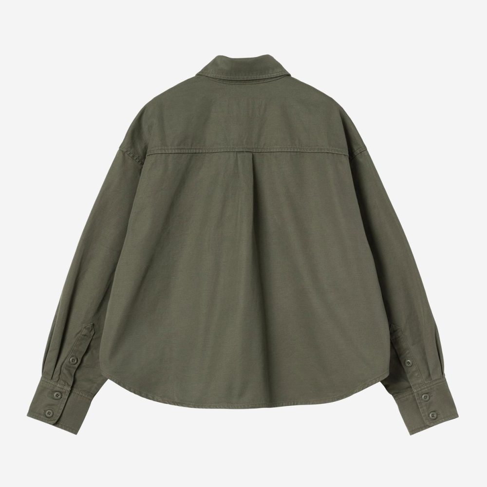 Carhartt WIP Women's Kelly Shirt Jac - Leaf/Rinsed