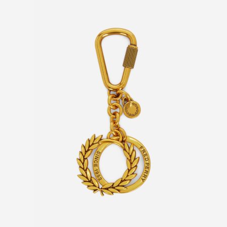 Fred Perry Laurel Wreath Keyring - Gold Fred Perry Laurel Wreath Keyring - Gold