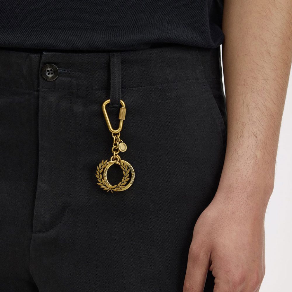 Fred Perry Laurel Wreath Keyring - Gold Fred Perry Laurel Wreath Keyring - Gold