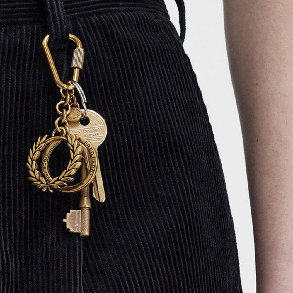Fred Perry Laurel Wreath Keyring - Gold Fred Perry Laurel Wreath Keyring - Gold