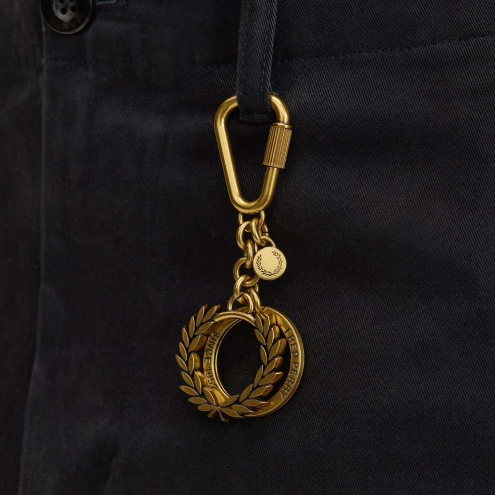 Fred Perry Laurel Wreath Keyring - Gold Fred Perry Laurel Wreath Keyring - Gold