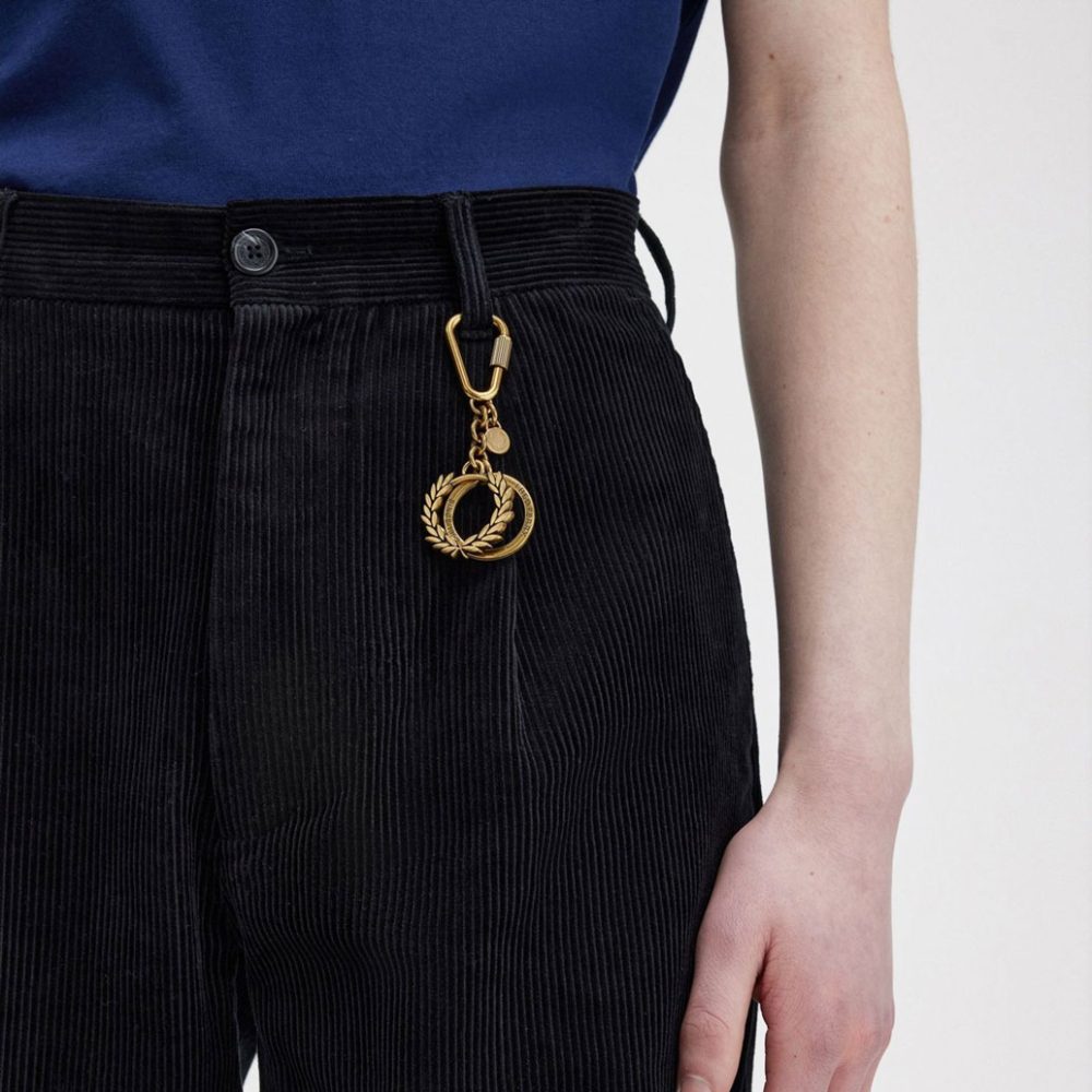 Fred Perry Laurel Wreath Keyring - Gold