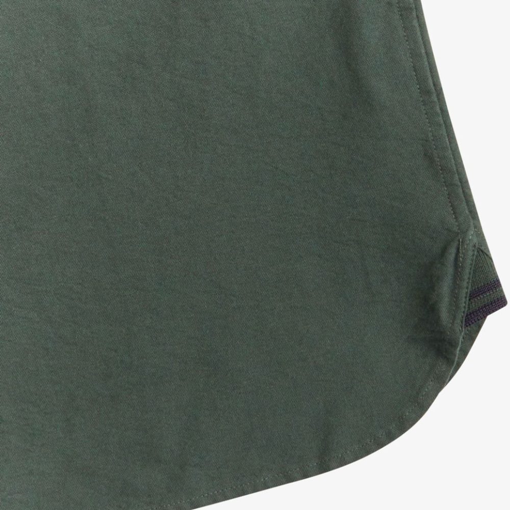 Fred Perry Long Sleeve Oxford Shirt - Court Green