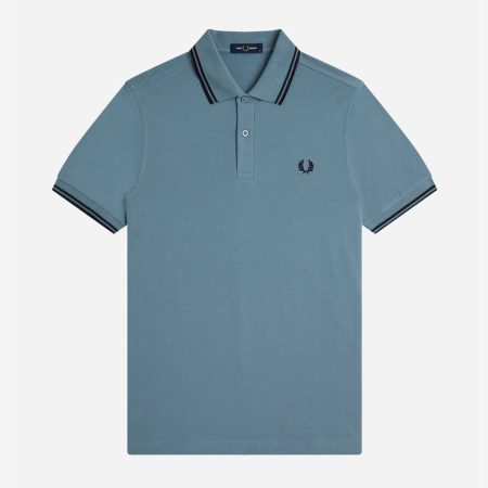Fred Perry Twin Tipped Polo - Stockport Blue/Navy Fred Perry Twin Tipped Polo - Stockport Blue/Navy