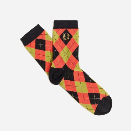 Fred Perry Women's x Amy Winehouse Argyle Sock - Flamingo Tan Fred Perry Women's x Amy Winehouse Argyle Sock - Flamingo Tan