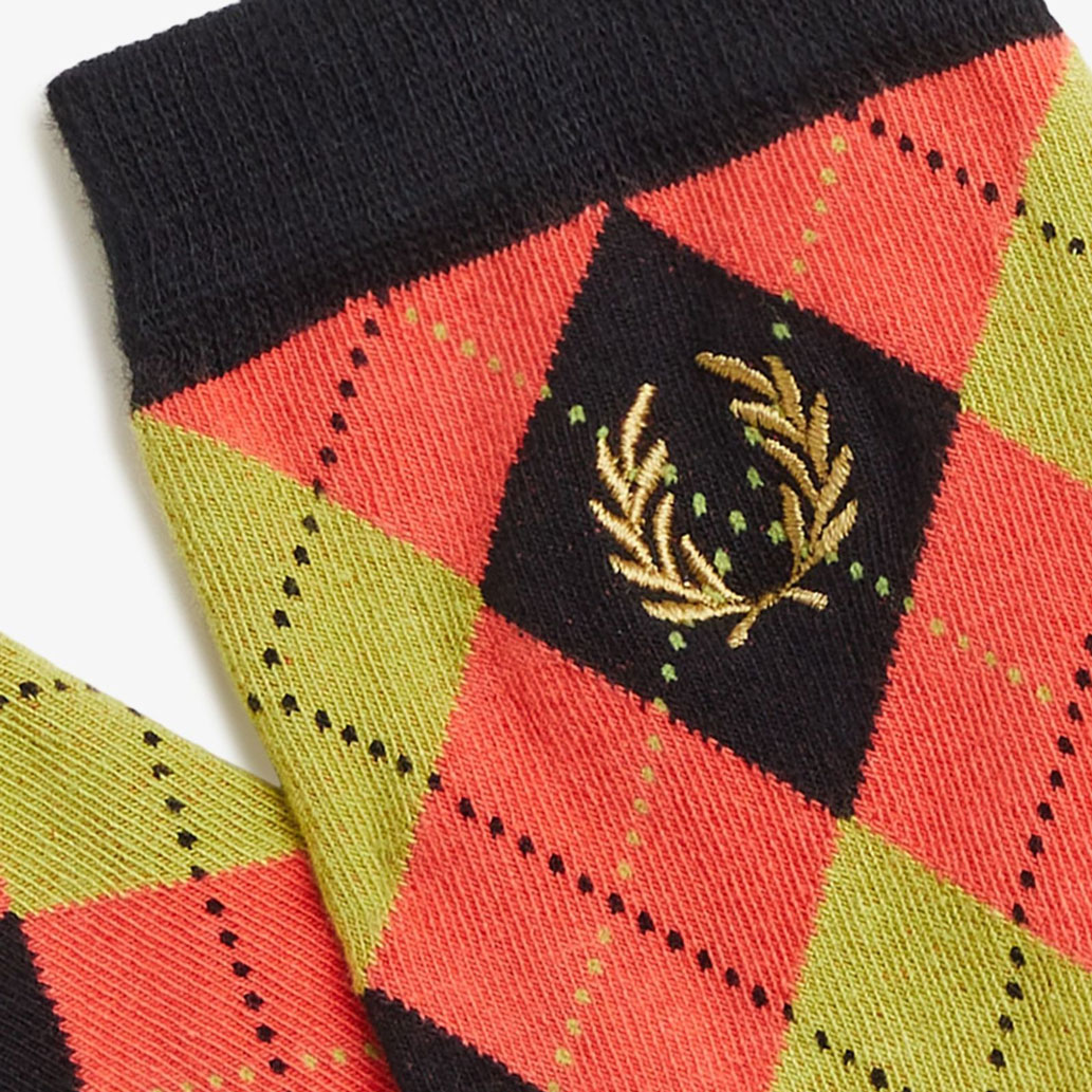 Fred Perry Women's x Amy Winehouse Argyle Sock - Flamingo Tan