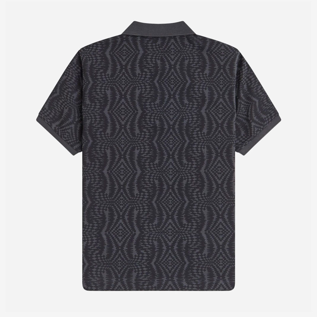 Fred Perry Women's x Amy Winehouse Printed Polo - Anchor Grey