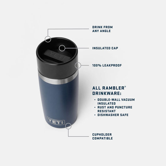 YETI Rambler 12 Oz Travel Bottle - Navy