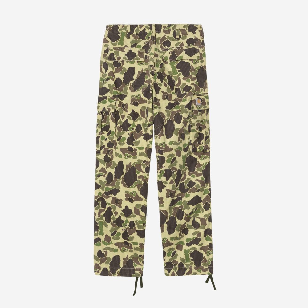 Carhartt WIP Duck Cargo Pant - Camo Duck/Green Stone Washed