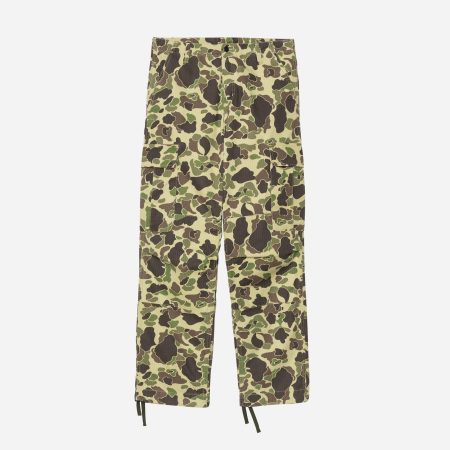 Carhartt WIP Duck Cargo Pant - Camo Duck/Green Stone Washed Carhartt WIP Duck Cargo Pant - Camo Duck/Green Stone Washed