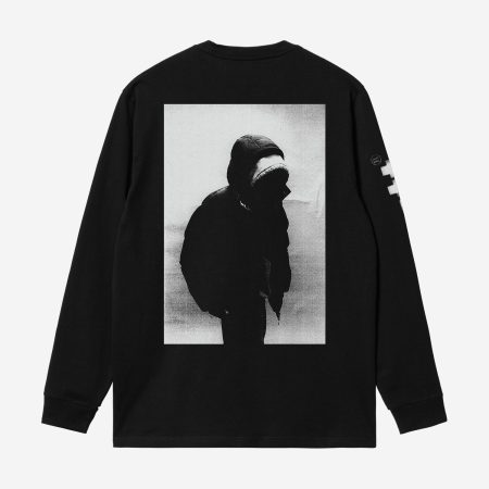 Carhartt WIP Long Sleeve Archive Script Tee - Black Carhartt WIP Long Sleeve Archive Script Tee - Black