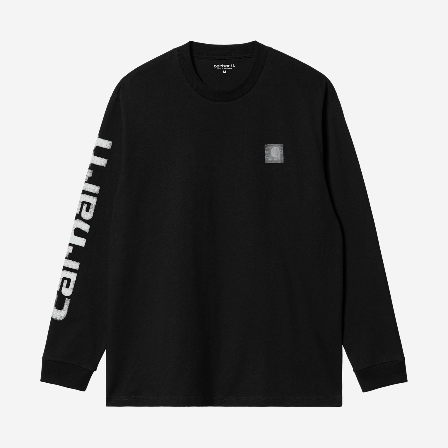Carhartt WIP Long Sleeve Archive Script Tee - Black
