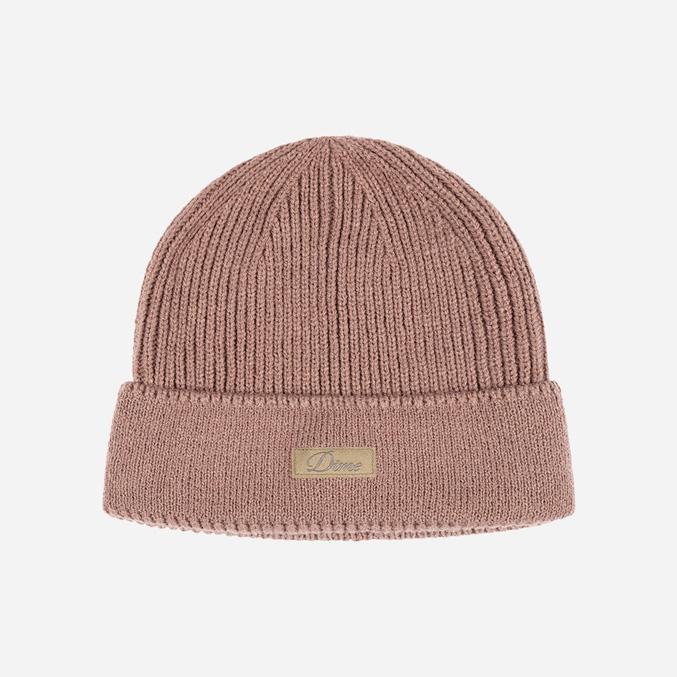 Dime Cursive Rib Beanie - Camel Dime Cursive Rib Beanie - Camel