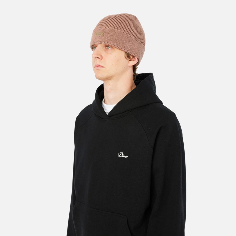 Dime Cursive Rib Beanie - Camel Dime Cursive Rib Beanie - Camel