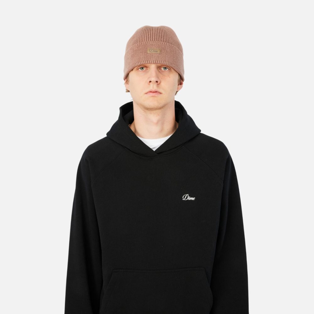 Dime Cursive Rib Beanie - Camel Dime Cursive Rib Beanie - Camel