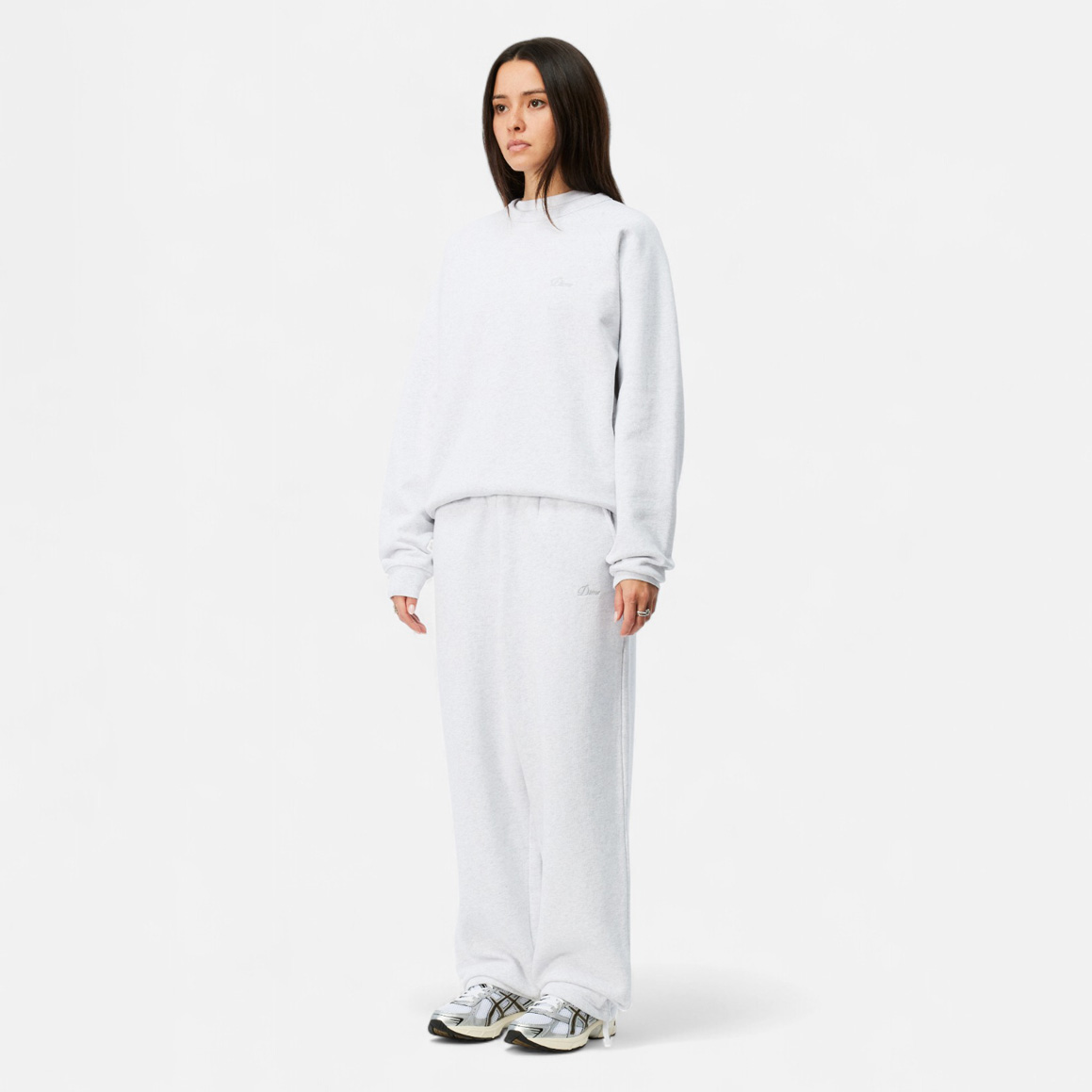 Dime Cursive Small Logo Sweatpant - Ash
