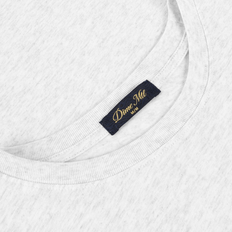 Dime Cursive Tee - Ash