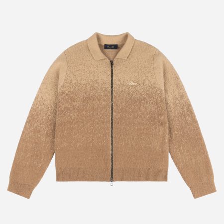 Dime Mohair Double Zip Knit - Camel Dime Mohair Double Zip Knit - Camel