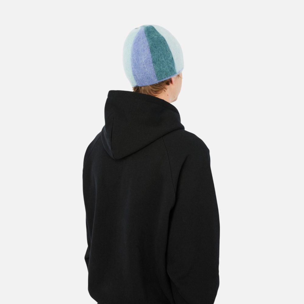Dime Mohair Skully Beanie - Blue Multi