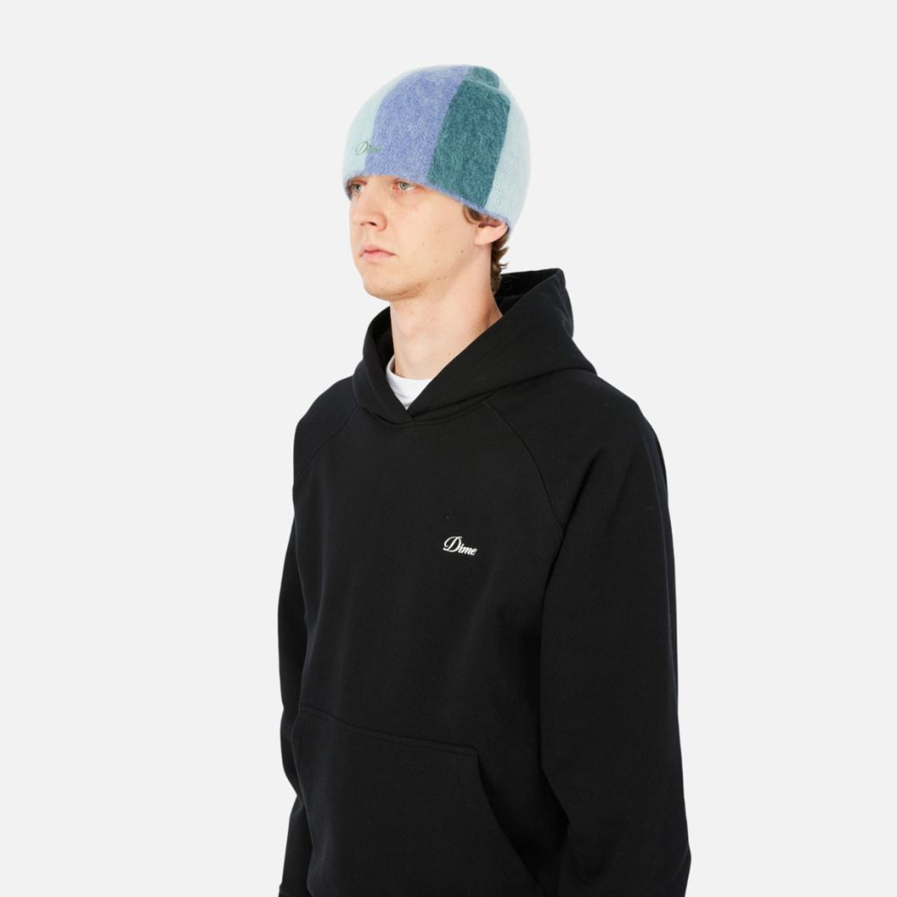 Dime Mohair Skully Beanie - Blue Multi